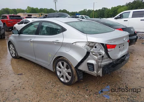 2012 Hyundai Elantra Gls/Limited z USA, uszkodzony, nr VIN KMHDH4AEXCU424189